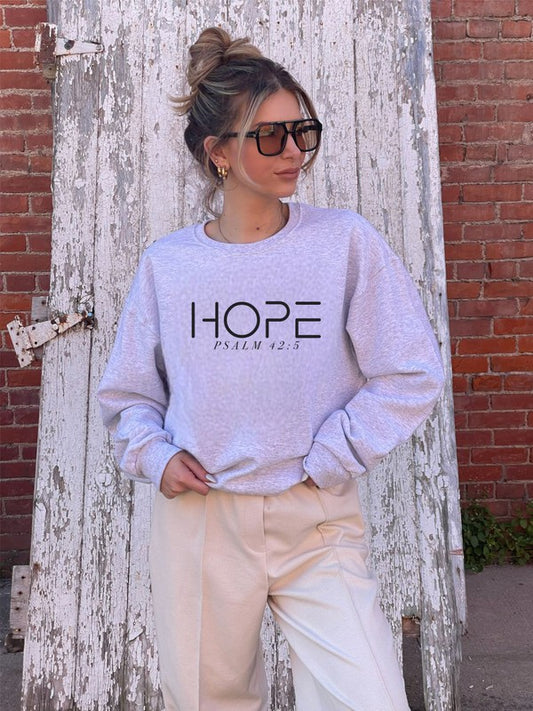 HOPE PSALM 42:5  Sweatshirt