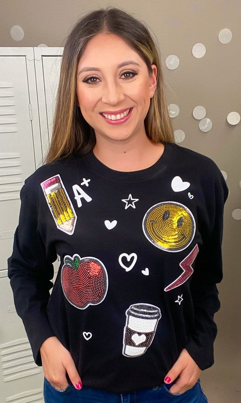 Sparkle Teacher Top