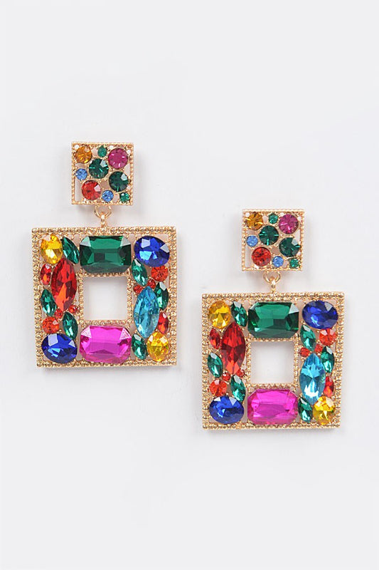 Double Jewel Earrings