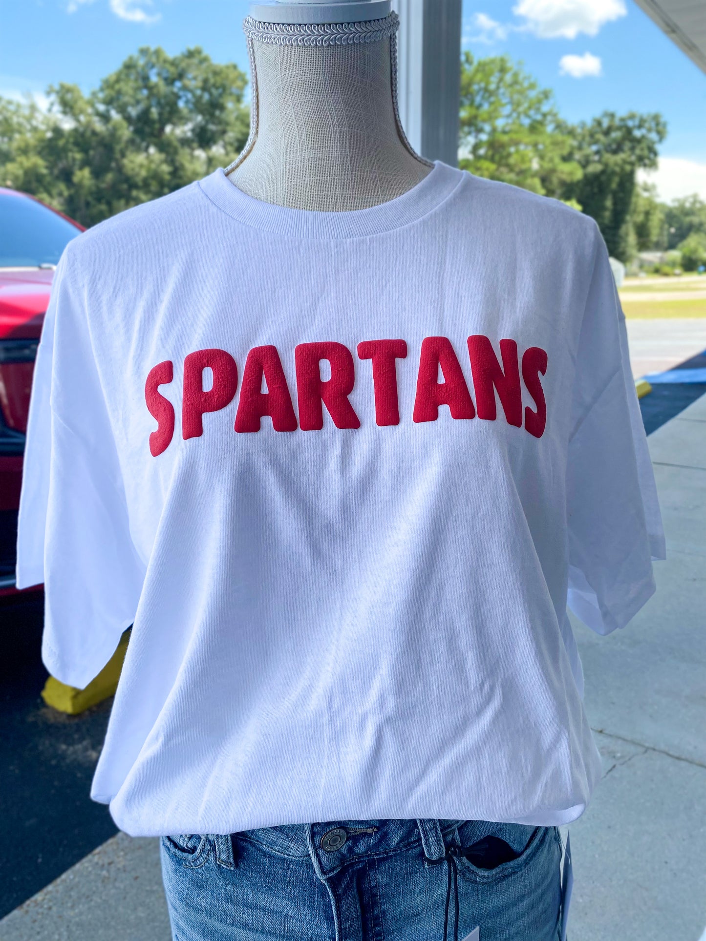 Spartan Puff Vinyl Tee