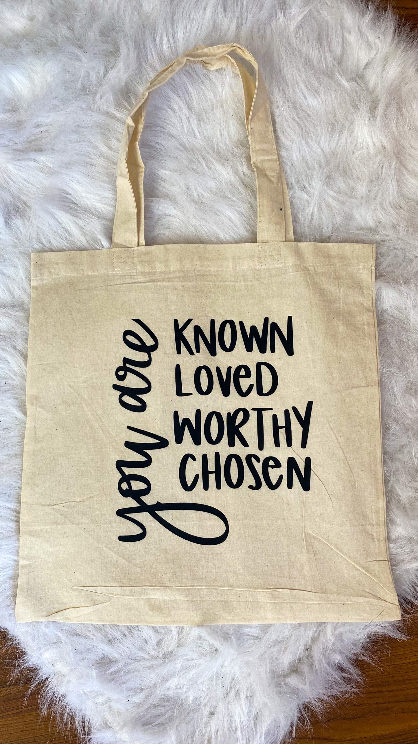 Inspirational Canvas Tote