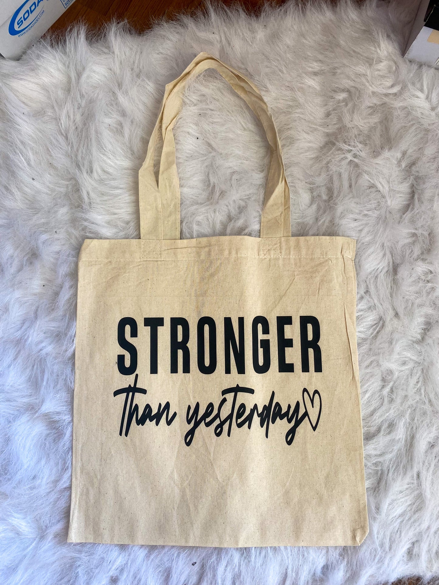 Inspirational Canvas Tote