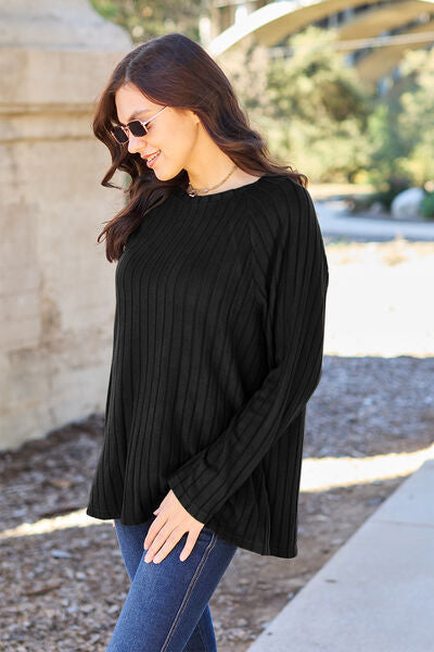 Basic Bae Long Sleeve Knit Top