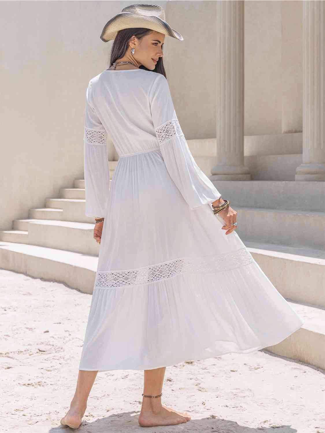 Peace Flow Midi Tiered Dress