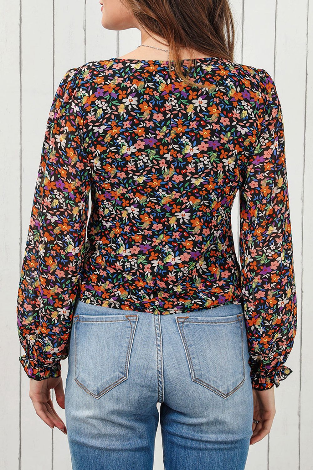 Floral Long Sleeve Blouse