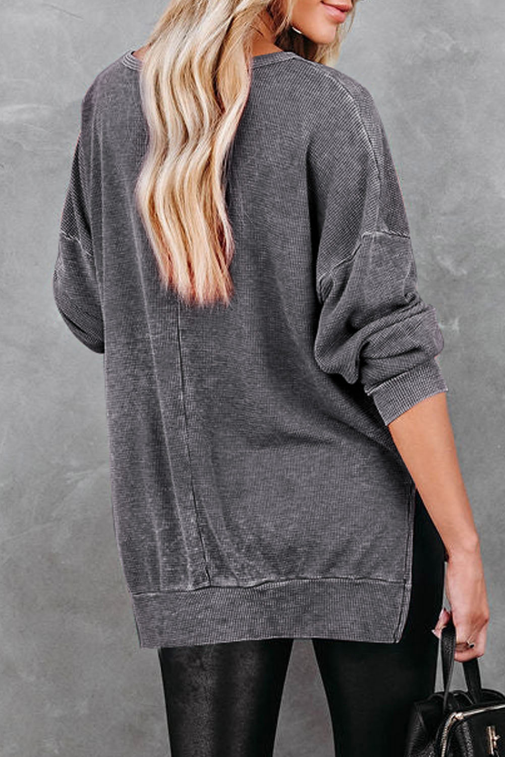 Kim Slit Sweatshirt