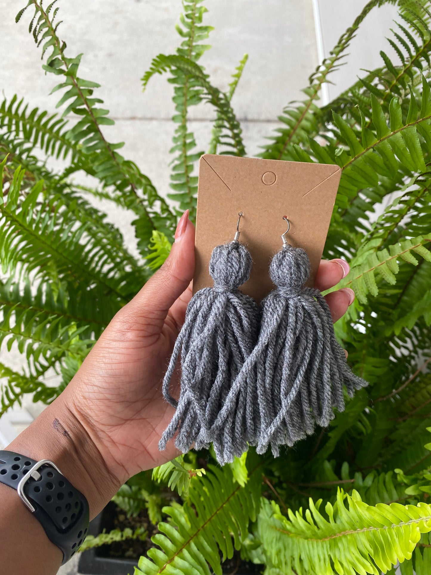 Boho Yarn Tassel Earring (S)