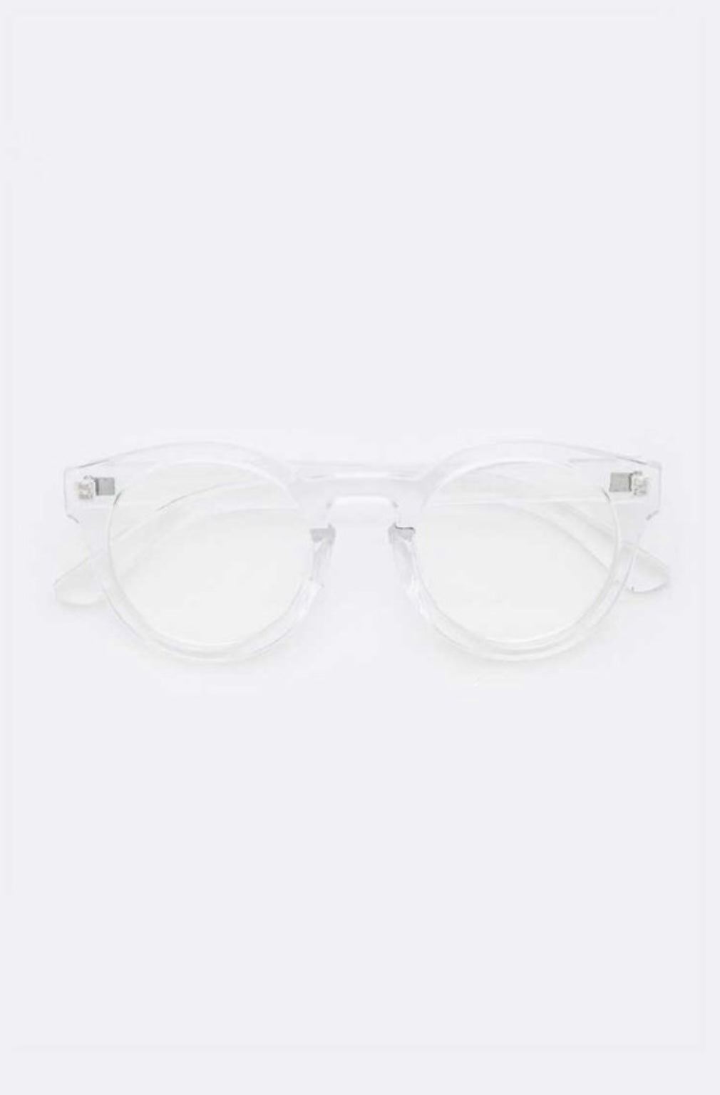 Clear Frame Optical Round Glasses