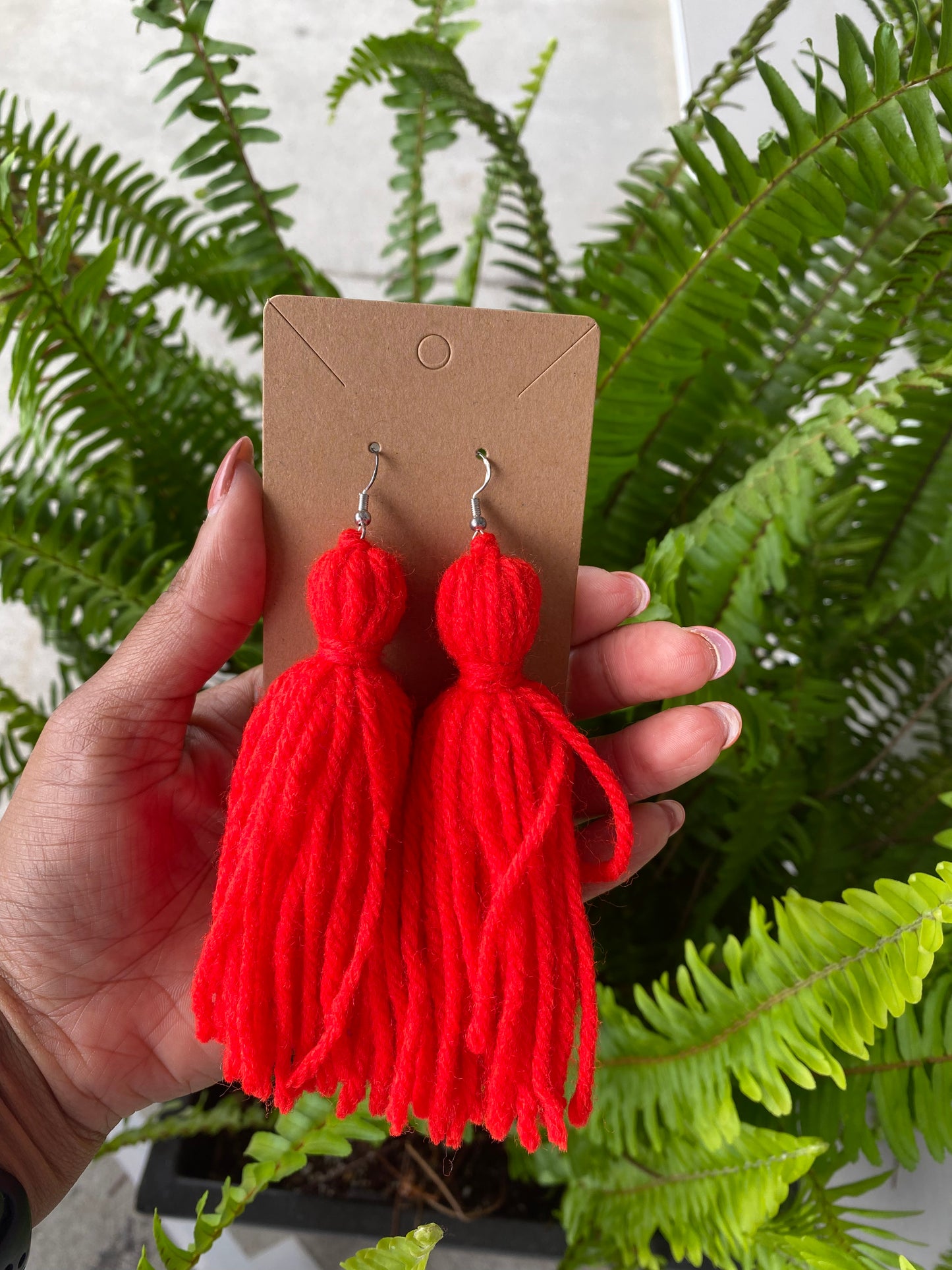 Boho Yarn Tassel Earring (S)