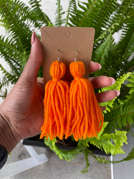 Boho Yarn Tassel Earring (S)