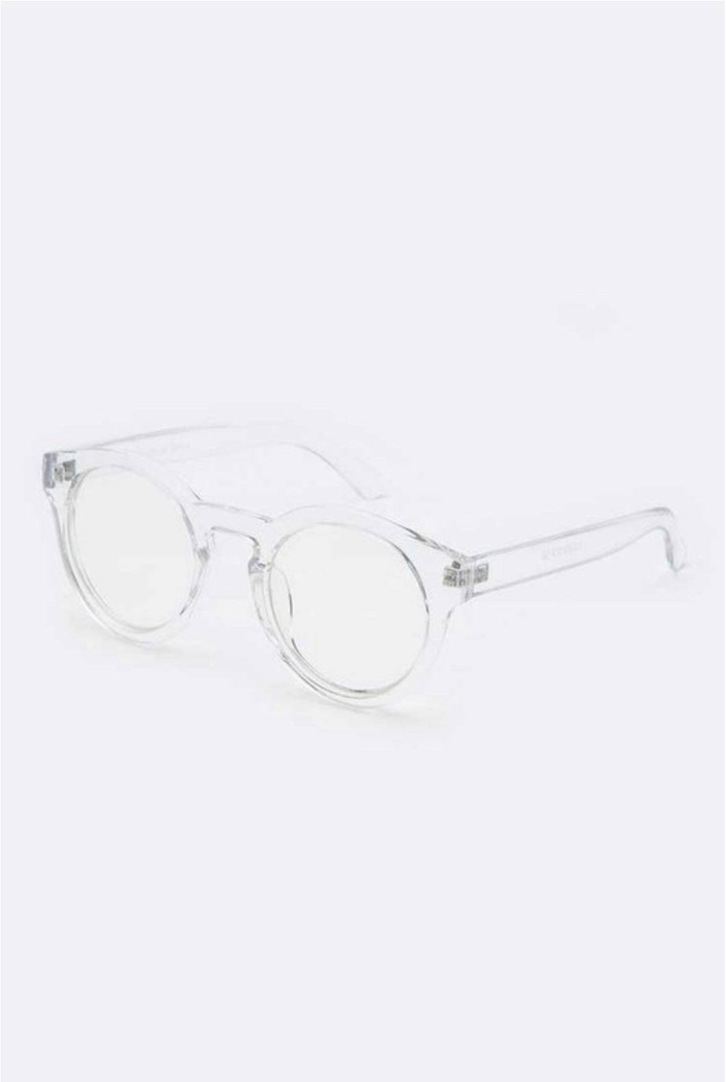 Clear Frame Optical Round Glasses